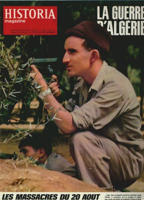 Livrenpoche : Historia la guerre d'Algérie n°206 : Les massacres du 20 août - Collectif - Livre