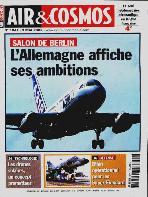 Livrenpoche : Air & cosmos n°1841 : L'Allemagne affiche ses ambitions - Collectif - Livre