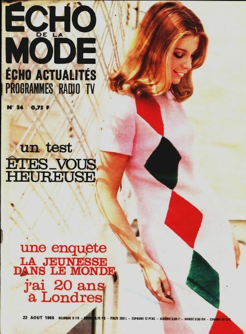 Livrenpoche : L'écho de la mode 1965 n°34 - Collectif - Livre