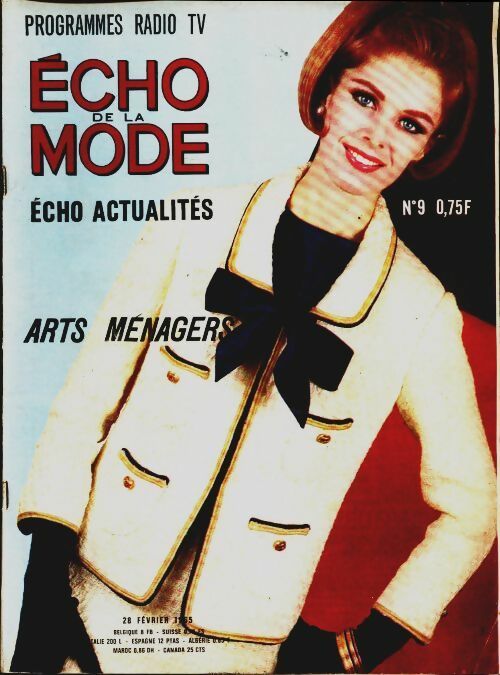 Livrenpoche : L'écho de la mode 1965 n°9 - Collectif - Livre