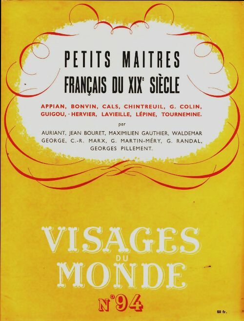 Livrenpoche : Visages du monde n°94 : Petits maîtres français du XIXe siècle - Collectif - Livre