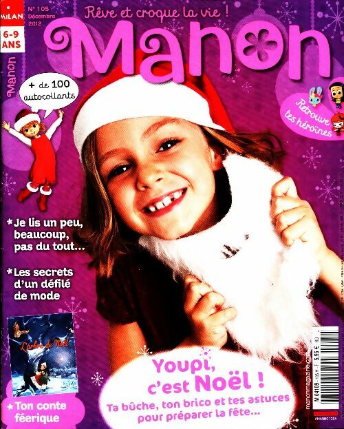 Livrenpoche : Manon n°105 : Youpi, c'est Noël ! - Collectif - Livre
