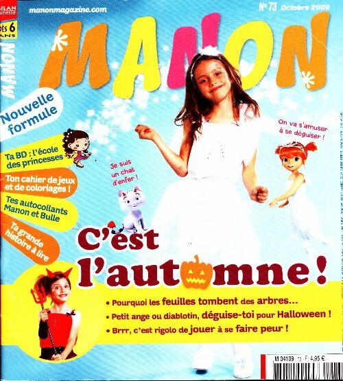 Livrenpoche : Manon n°73 : C'est l'automne - Collectif - Livre