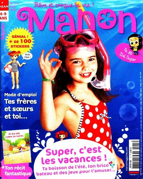 Livrenpoche : Manon n°113 : Super, c'est les vacances ! - Collectif - Livre