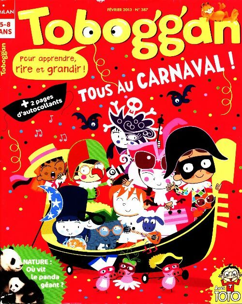 Livrenpoche : Toboggan n°387 : Tous au carnaval ! - Collectif - Livre