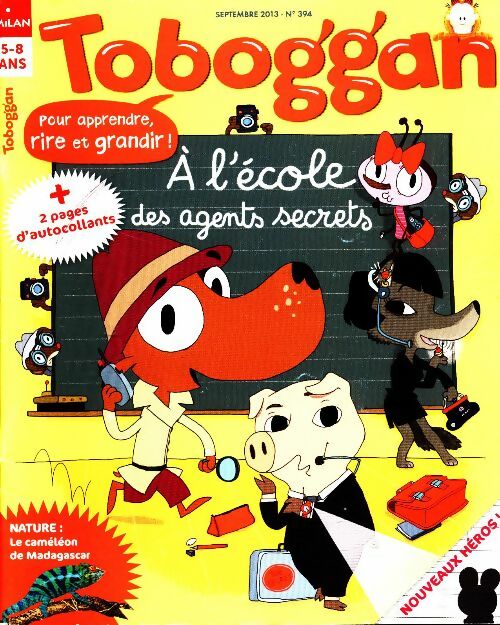 Livrenpoche : Toboggan n°394 : A l'école des agents secrets - Collectif - Livre