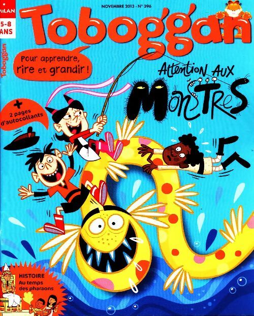 Livrenpoche : Toboggan n°396 : Attention aux monstres - Collectif - Livre
