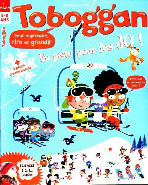 Livrenpoche : Toboggan n°399 : En piste pour les J.O. - Collectif - Livre