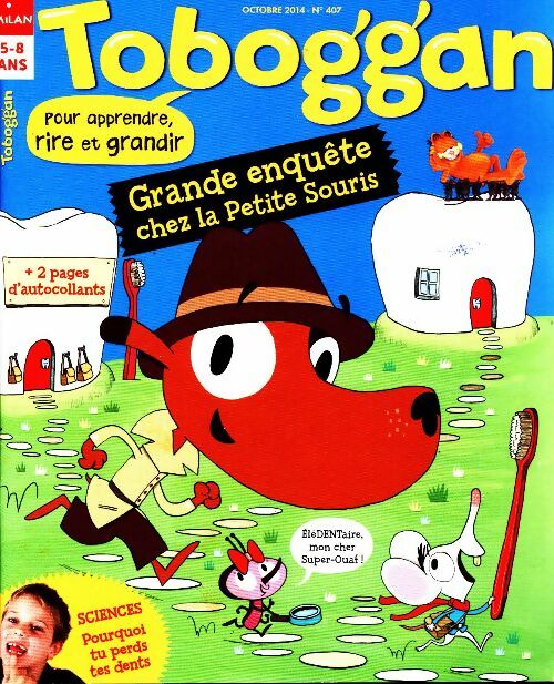 Livrenpoche : Toboggan n°407 : Grande enquête chez les Petite Souris - Collectif - Livre