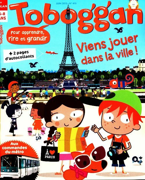 Livrenpoche : Toboggan n°415 : Viens jouer dans la ville ! - Collectif - Livre
