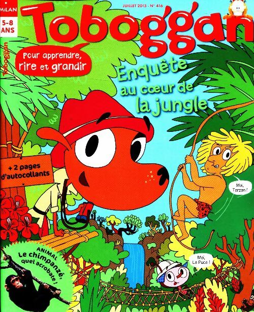 Livrenpoche : Toboggan n°416 : Enquête au coeur de la jungle - Collectif - Livre