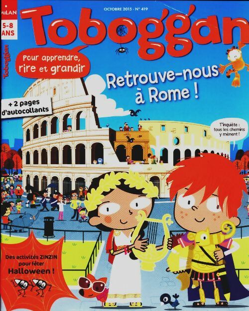Livrenpoche : Toboggan n°419 : Retrouve-nous à Rome ! - Collectif - Livre