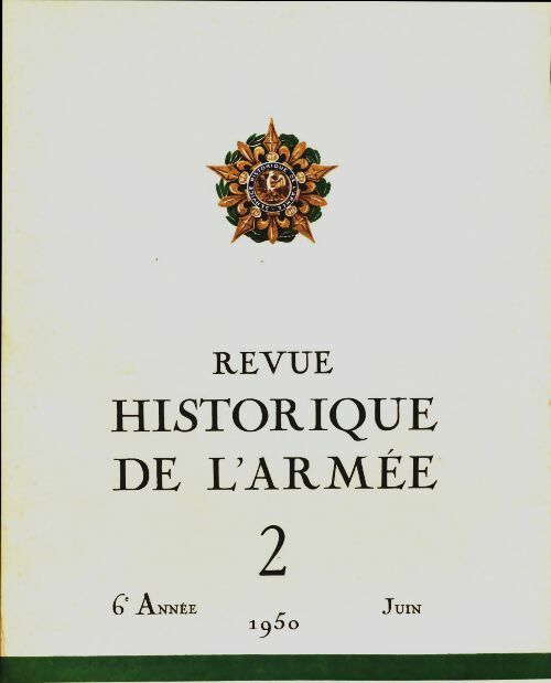 Livrenpoche : Revue historique de l'armée 1950 n°2 - Collectif - Livre