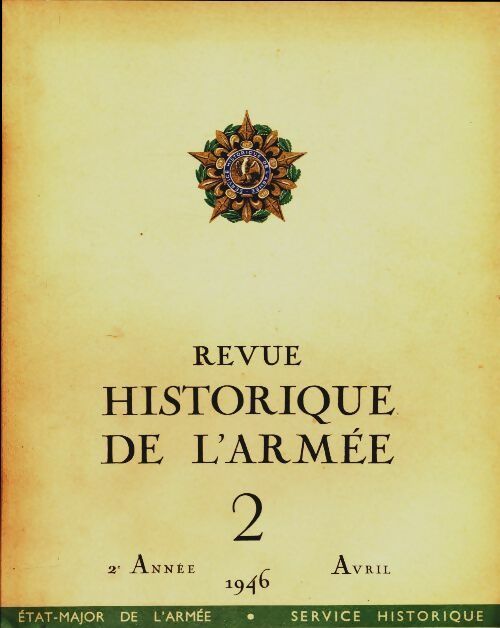 Livrenpoche : Revue historique de l'armée 1946 n°2 - Collectif - Livre