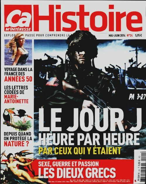 Livrenpoche : Ca m'intéresse Histoire n°24 : Le Jour J heure par heure - Collectif - Livre