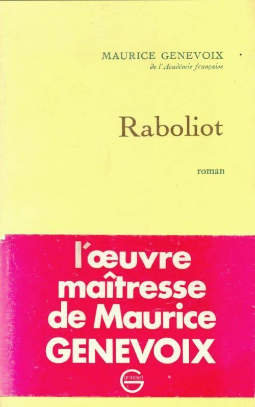 Livrenpoche : Raboliot - Maurice Genevoix - Livre