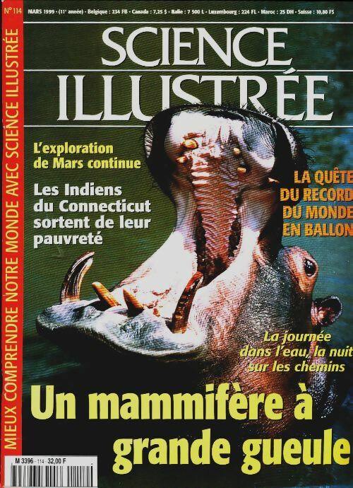 Livrenpoche : Science illustrée n°114 : Un mammifère à grande gueule - Collectif - Livre
