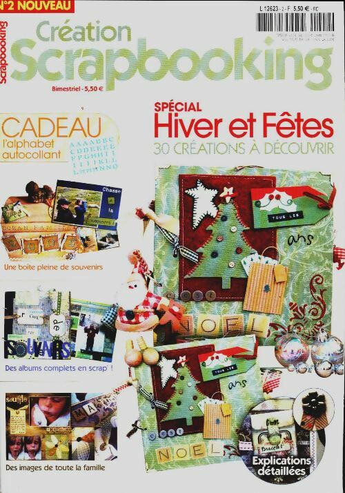 Livrenpoche : Création scrapbooking n°2 : Spécial hiver et fêtes - Collectif - Livre