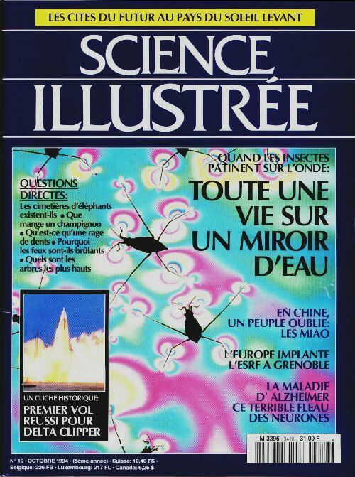 Livrenpoche : Science illustrée n°10 (5e année) : Toute une vie sur un miroir d'eau - Collectif - Livre