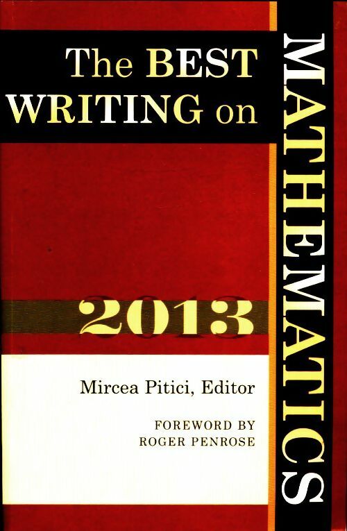 Livrenpoche : The best writing on mathematics 2013 - Mircea Pitici - Livre