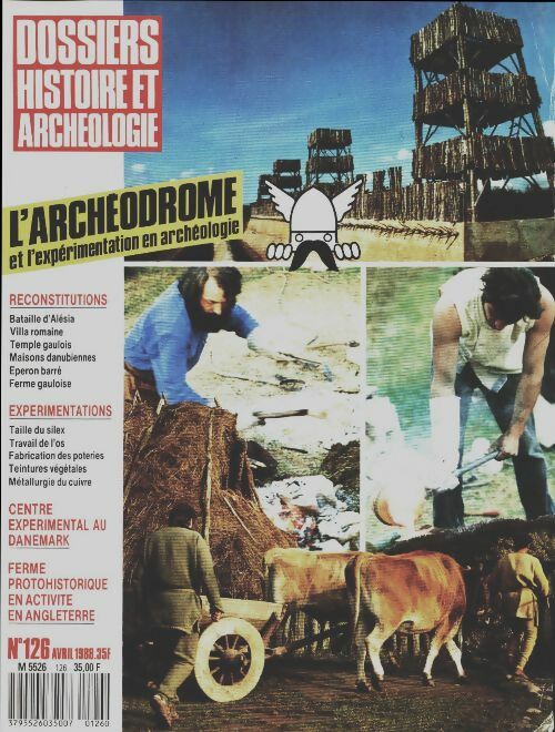 Livrenpoche : Les dossiers d'archéologie n°126 : L'archodrome - Collectif - Livre