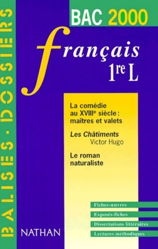 Livrenpoche : Français 1ère L 2000 - Henri Mitterand - Livre