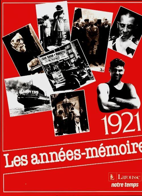 Livrenpoche : Les années-mémoire : 1921 - Collectif - Livre