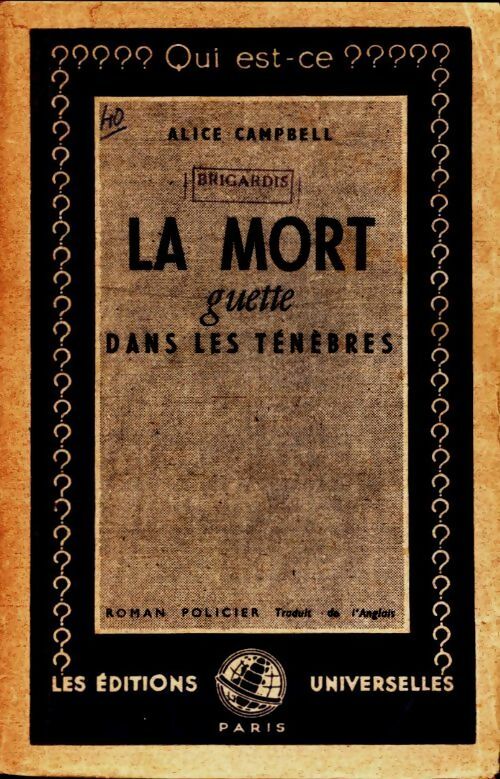 Livrenpoche : La mort guette dans les ténèbres - Alice Campbell - Livre