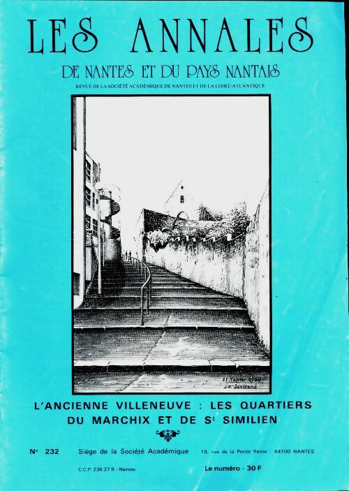 Livrenpoche : Les annales de Nantes et du pays nantais n°232 - Collectif - Livre