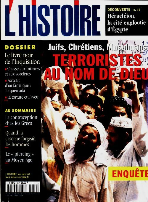 Livrenpoche : L'histoire n°259 : Terroristes au nom de Dieu - Collectif - Livre