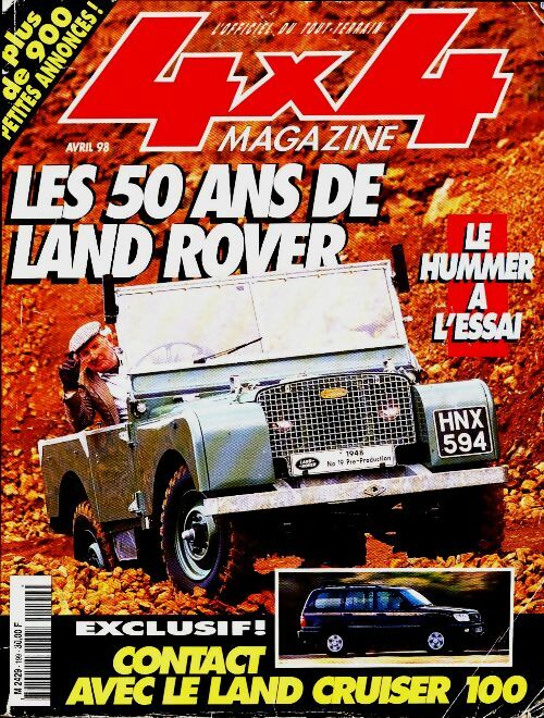 Livrenpoche : 4x4 magazine n°199 : Les 50 ans du Land Rover - Collectif - Livre