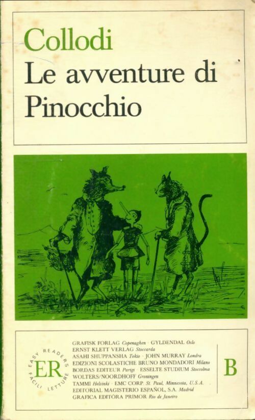 La avventure di pinocchio - Carlo Collodi -  Easy Readers - Livre