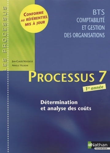 Processus 7 BTS CGO 1re année - Armelle Villaume -  Les processus - Livre