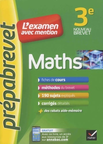 Livrenpoche : Maths 3e - Caroline Bureau - Livre