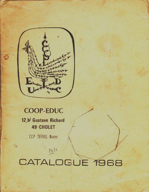 Livrenpoche : Coop Educ catalogue 1968 - Collectif - Livre