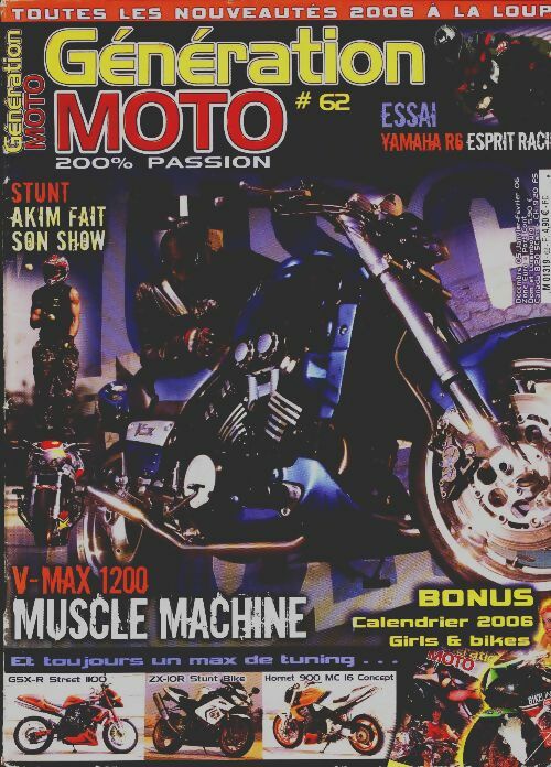 Livrenpoche : Génération Moto n°62 - Collectif - Livre