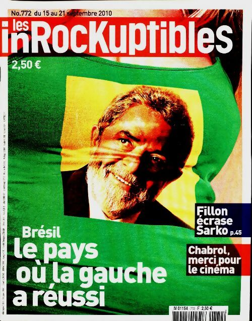 Livrenpoche : Les inRockuptibles n°772 : Brésil, le pays où la gauche a réussi - Collectif - Livre