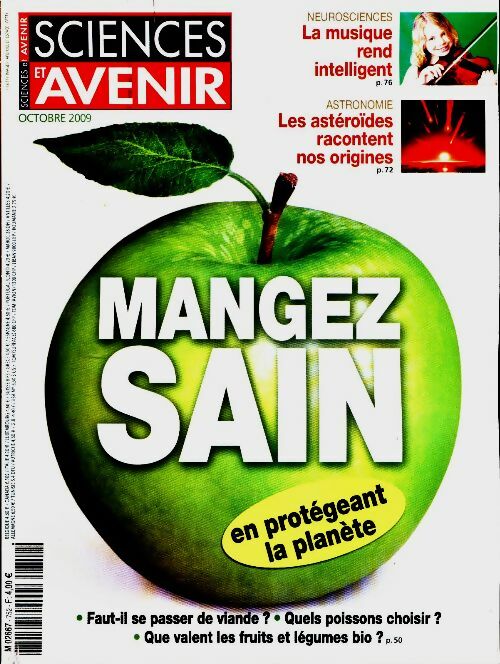 Livrenpoche : Sciences et avenir n°752 : Mangez sain - Collectif - Livre