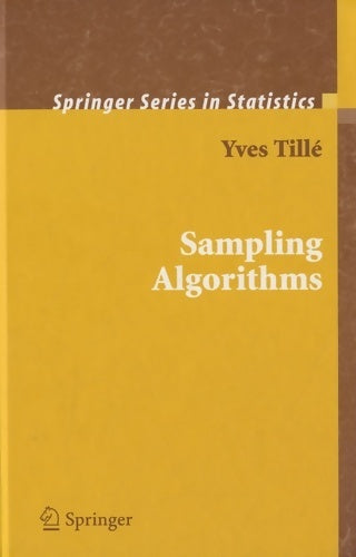 Livrenpoche : Sampling algorithms - Yves Tillé - Livre