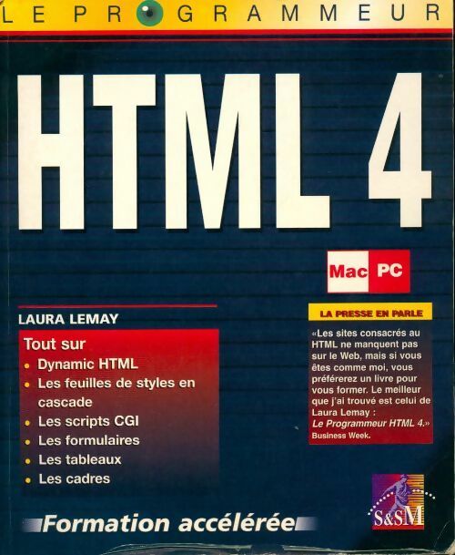Livrenpoche : HTML 4 - Laura Lemay - Livre