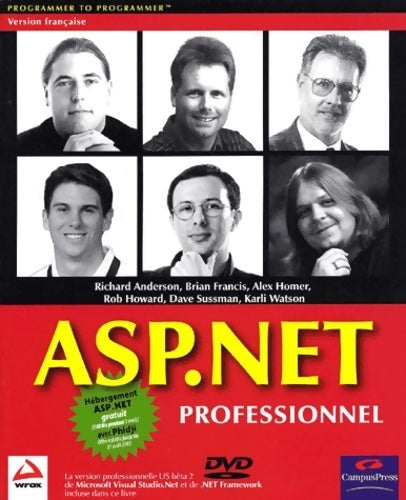 Asp.net professionnel - Richard Anderson -  Programmer to programmer - Livre