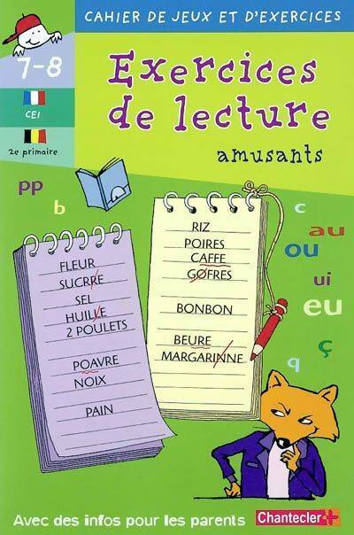 Livrenpoche : Exercces de lecture amusants 7-8 ans - Collectif - Livre