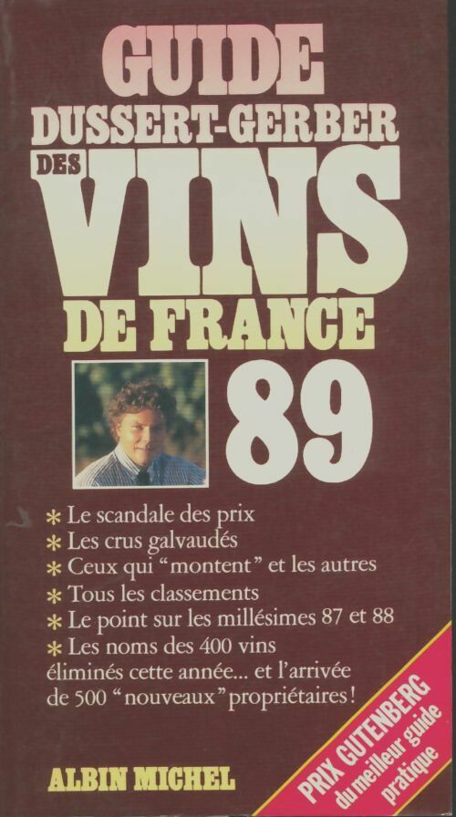 Livrenpoche : Guide Dussert-Gerber des vins de France 1989 - Patrick Dussert-Gerber - Livre