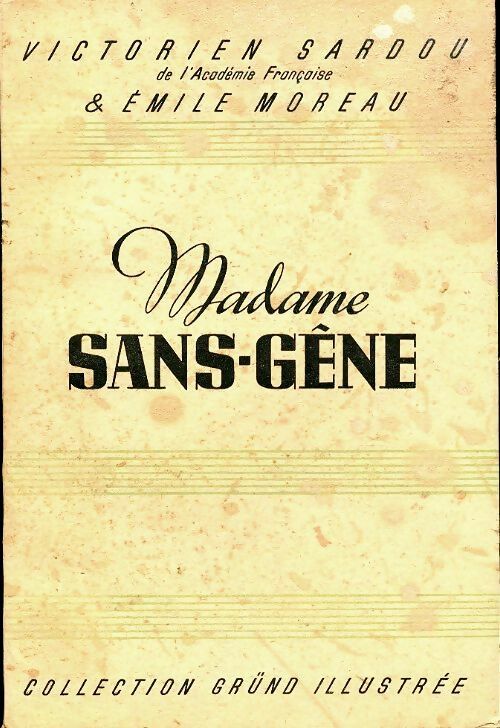 Livrenpoche : Madame sans gêne - Victorien Sardou - Livre