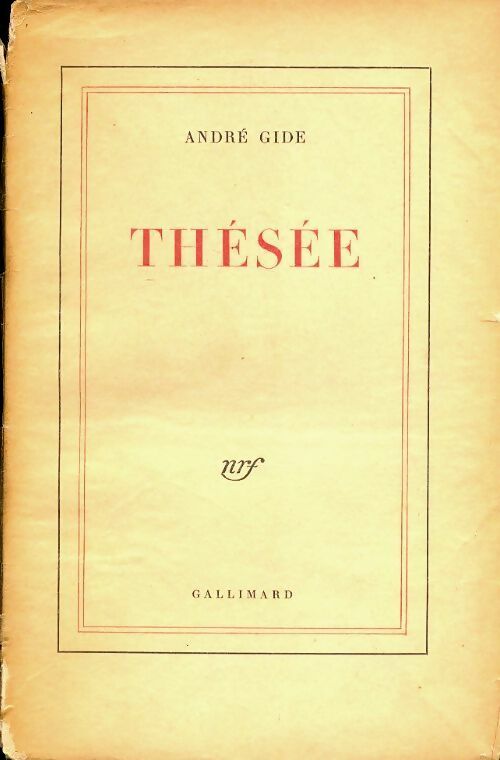 Livrenpoche : Thésée - André Gide - Livre