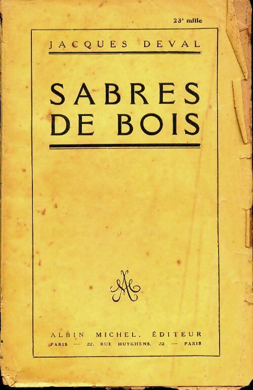 Livrenpoche : Sabres de bois - Jacques Deval - Livre