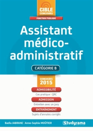 Livrenpoche : Concours assistant médico-administratif - Badia Jabrane - Livre