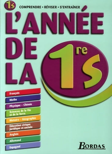 Livrenpoche : L'année de la 1ère S - Sophie Pailloux-Riggi - Livre