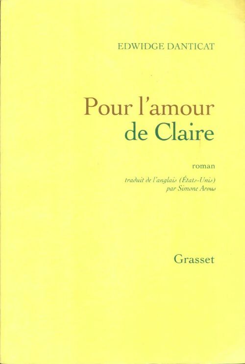 Livrenpoche : Pour l'amour de Claire - Edwidge Danticat - Livre