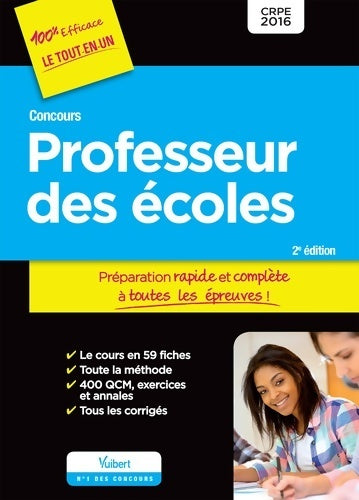 Livrenpoche : Concours professeur des écoles CRPE 2016 - Marc Loison - Livre